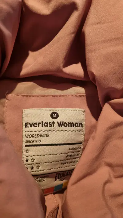 Chaqueta acolchada rosa Everlast para mujer - miniatura 2