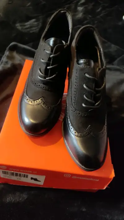Botin Casual Dama Negro - Gamuza vintage Weide - miniatura 1