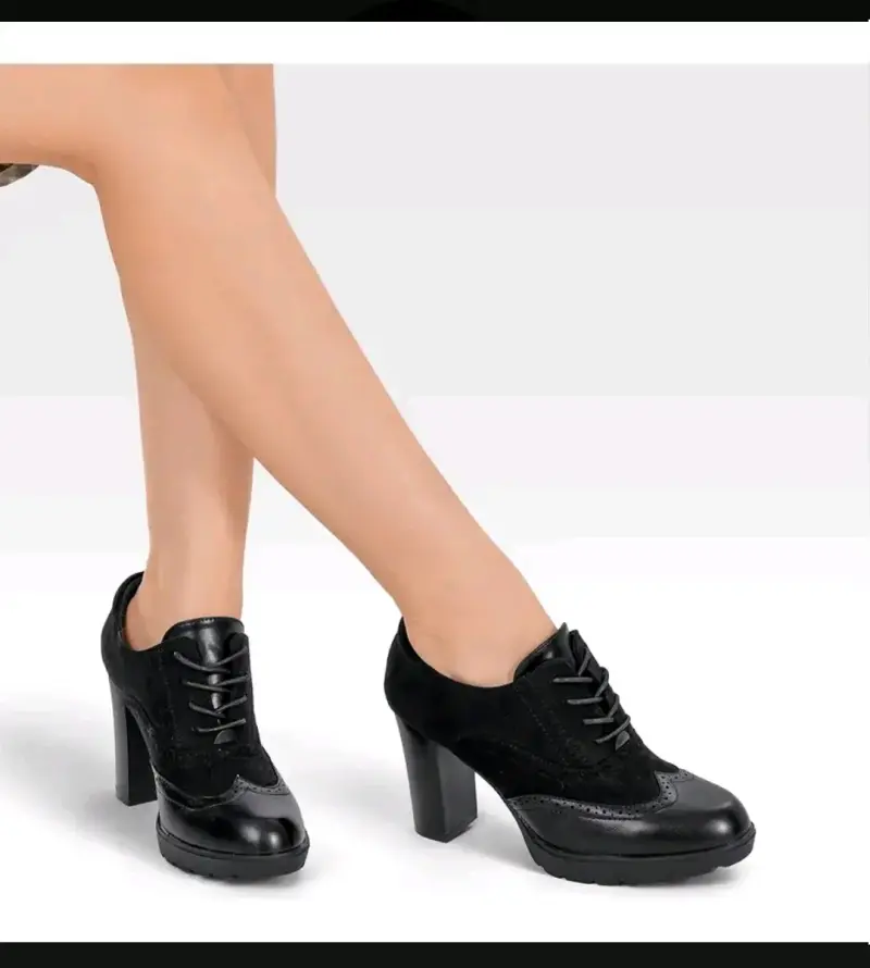 Botin Casual Dama Negro - Gamuza vintage Weide - 6