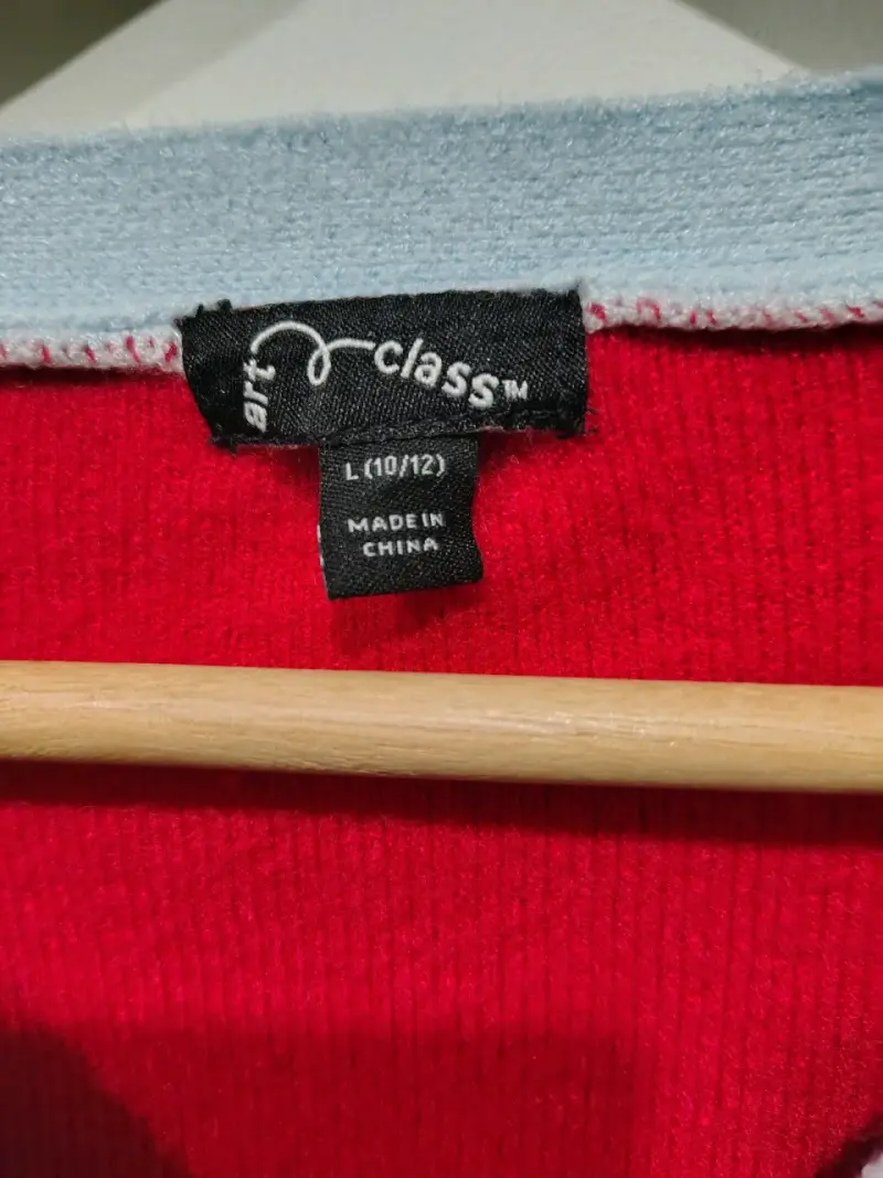 Cardigan de niña  con diseño de cerezas - 3