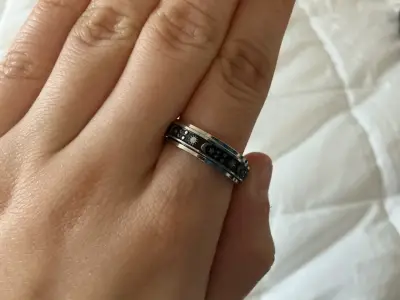 Anillo antiestrés de acero inoxidable - miniatura 1