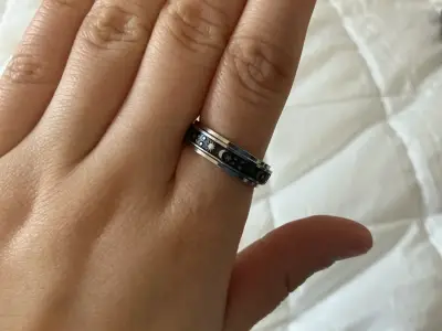 Anillo antiestrés de acero inoxidable - miniatura 2