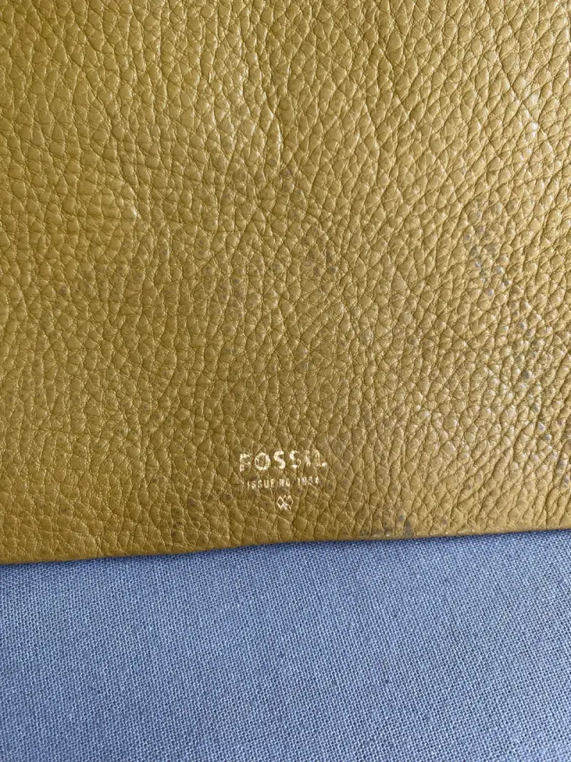 Cartera de Mano Fossil Cuero Mostaza - 2