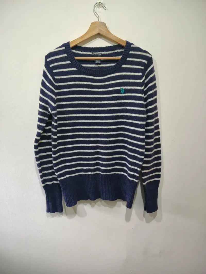 Suéter de rayas azul U.S. Polo Assn XL - 1