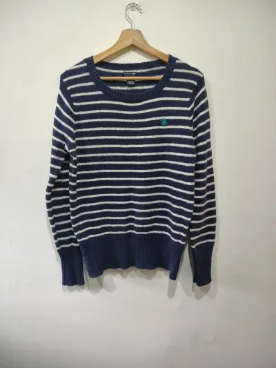 Suéter de rayas azul U.S. Polo Assn XL - miniatura 1