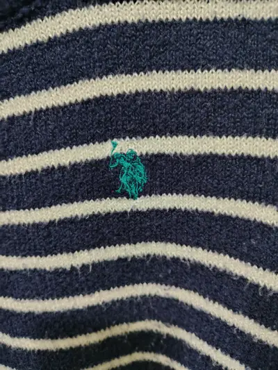 Suéter de rayas azul U.S. Polo Assn XL - miniatura 3