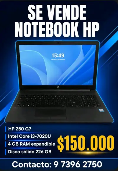 Notebook HP 250 G7 Intel Core i3 - miniatura 1