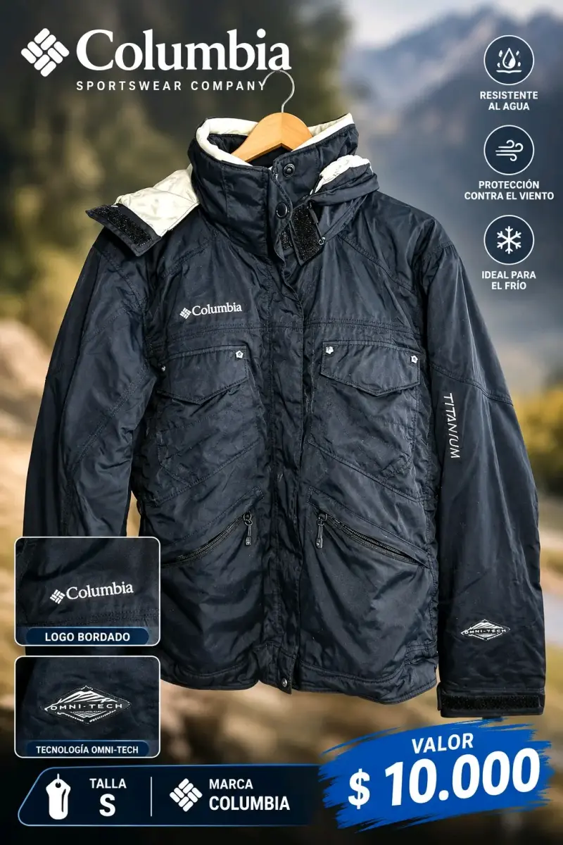 Chaqueta Columbia Titanium impermeable talla S