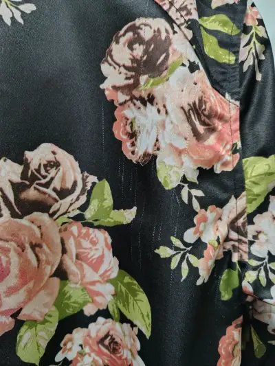 Chaqueta corta viento floral para mujer - miniatura 5