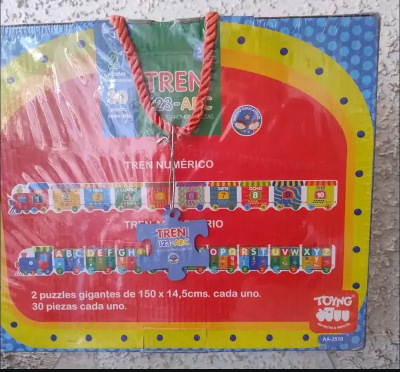 Rompecabezas Tren 123-ABC Toyng para Niños - 2