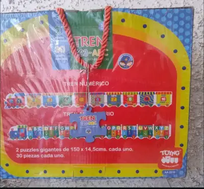 Rompecabezas Tren 123-ABC Toyng para Niños - miniatura 2