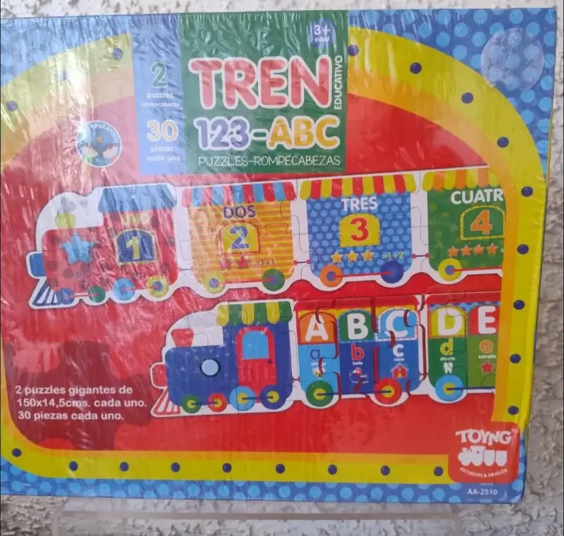 Rompecabezas Tren 123-ABC Toyng para Niños - 3