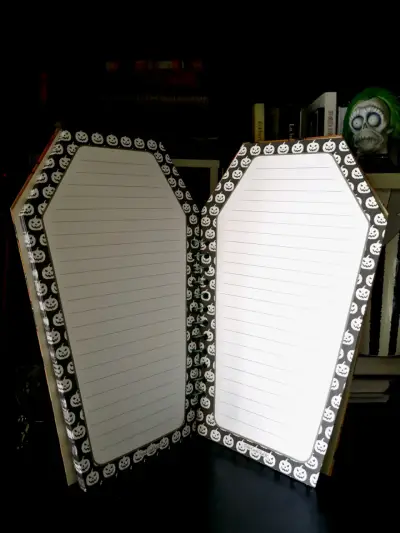 Cuaderno de Halloween con diseño de calabazas - miniatura 3