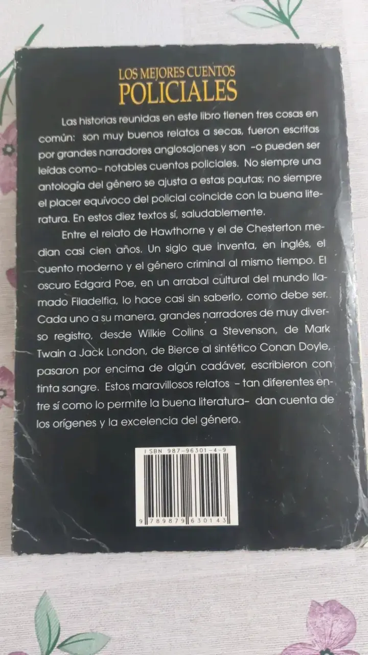 Libro Los Mejores Cuentos Policiales de Juan Sasturain - 2