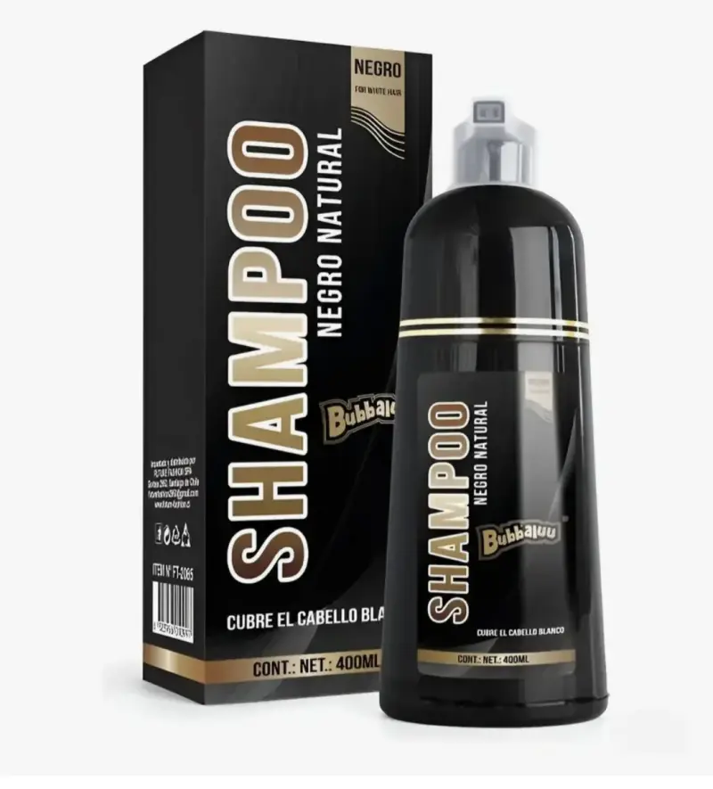 Shampoo Negro Natural Bubbaloo 400ml