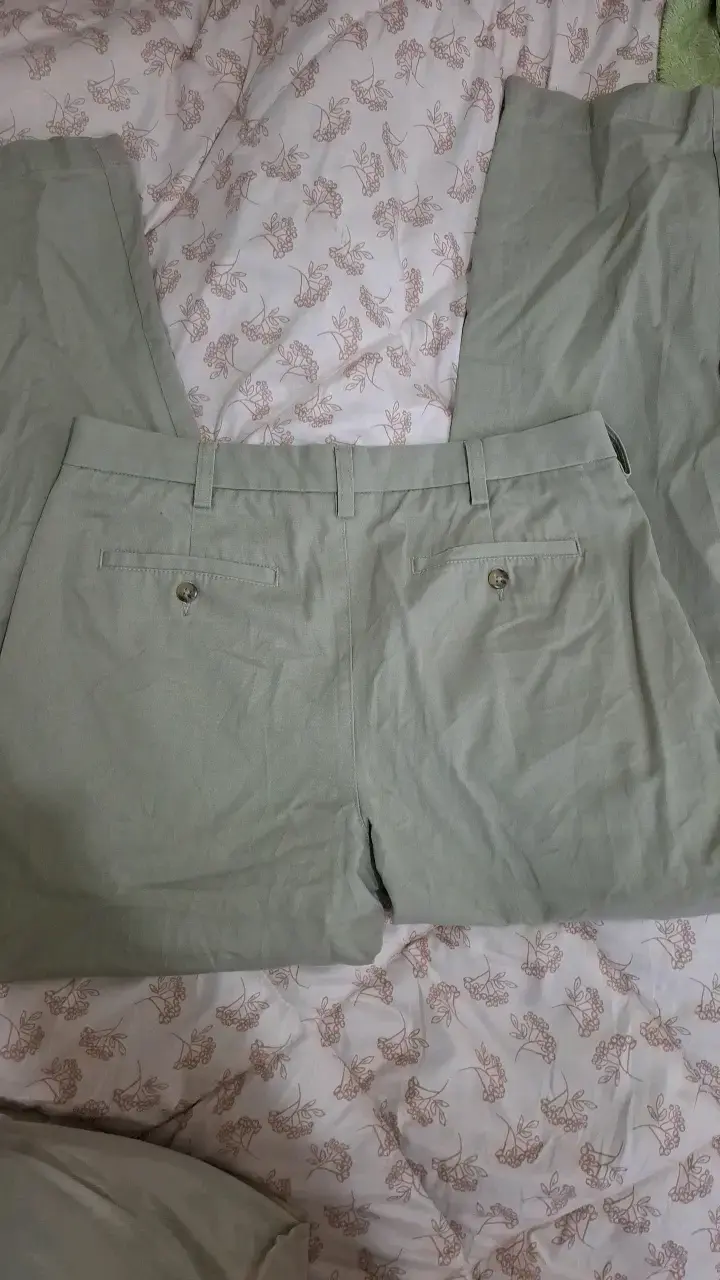 Pantalones Croft & Barrow Classic Fit Beige - 3