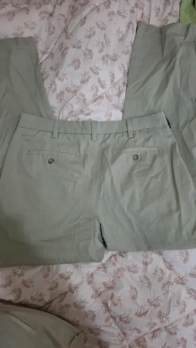 Pantalones Croft & Barrow Classic Fit Beige - miniatura 3
