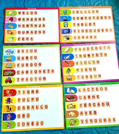 Juego educativo “Armo Palabras” para niños - miniatura 2