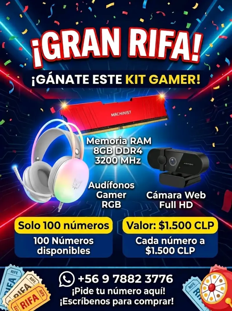 Kit Gamer Memoria RAM, Audífonos RGB y CámaraWeb - 2