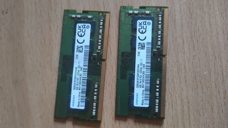 Memorias RAM Samsung 4GB (X2) DDR4 para Laptop - 1