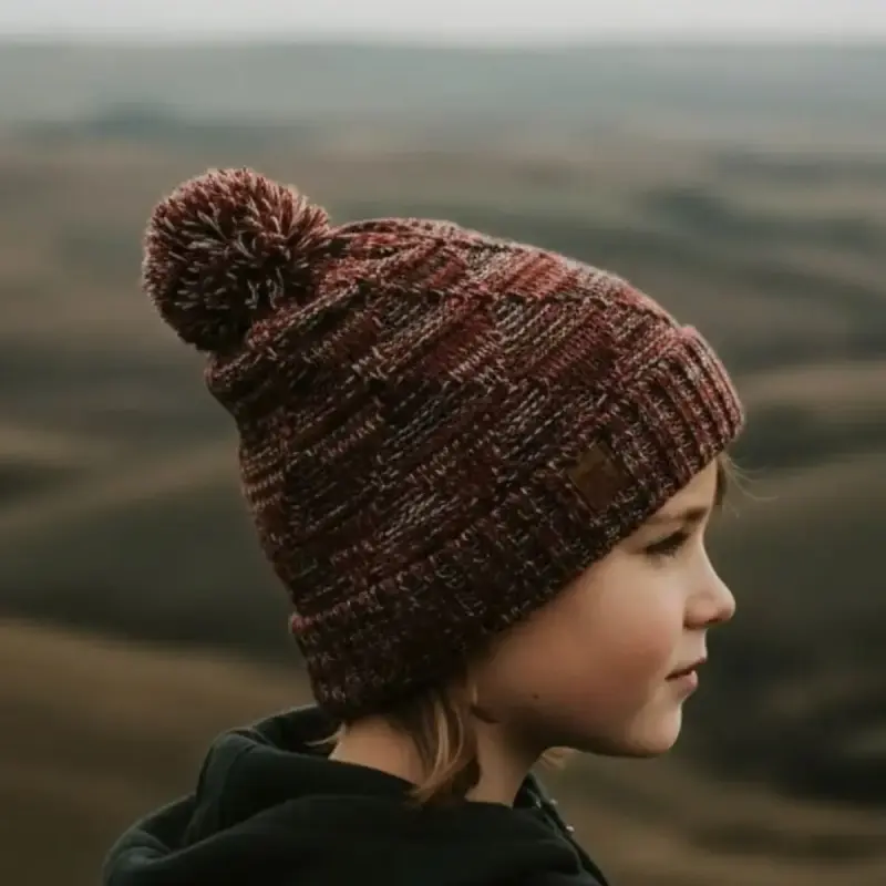 Gorro de lana con pompón para niño Colloky - 3