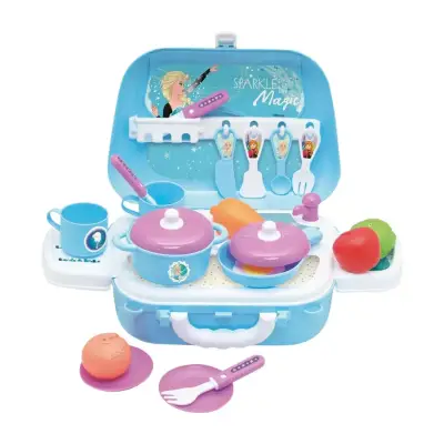 Set De Cocina Y Utensilio En Cartera Frozen Disney - miniatura 1