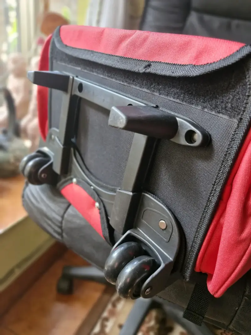 Mochila transportadora para mascotas Maxpet roja - 5