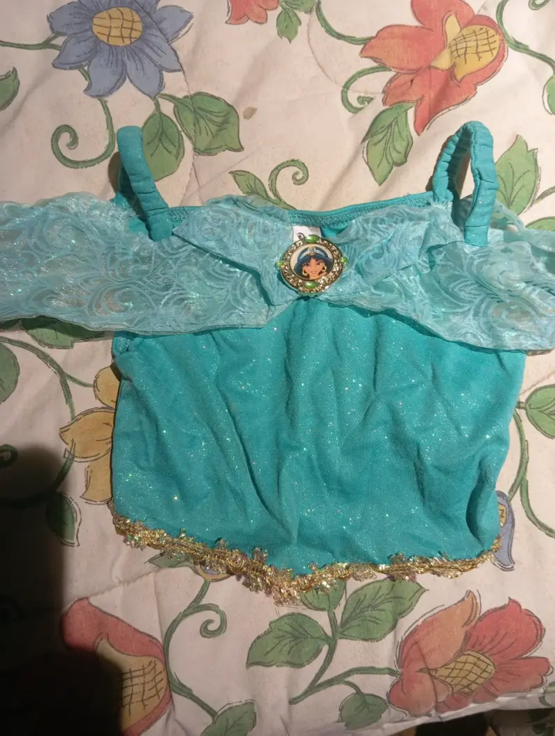 Disfraz de princesa para niña color turquesa - 1
