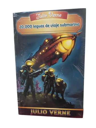Libro 20.000 Leguas de Viaje Submarino de Julio Verne - miniatura 1