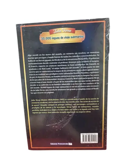 Libro 20.000 Leguas de Viaje Submarino de Julio Verne - miniatura 2
