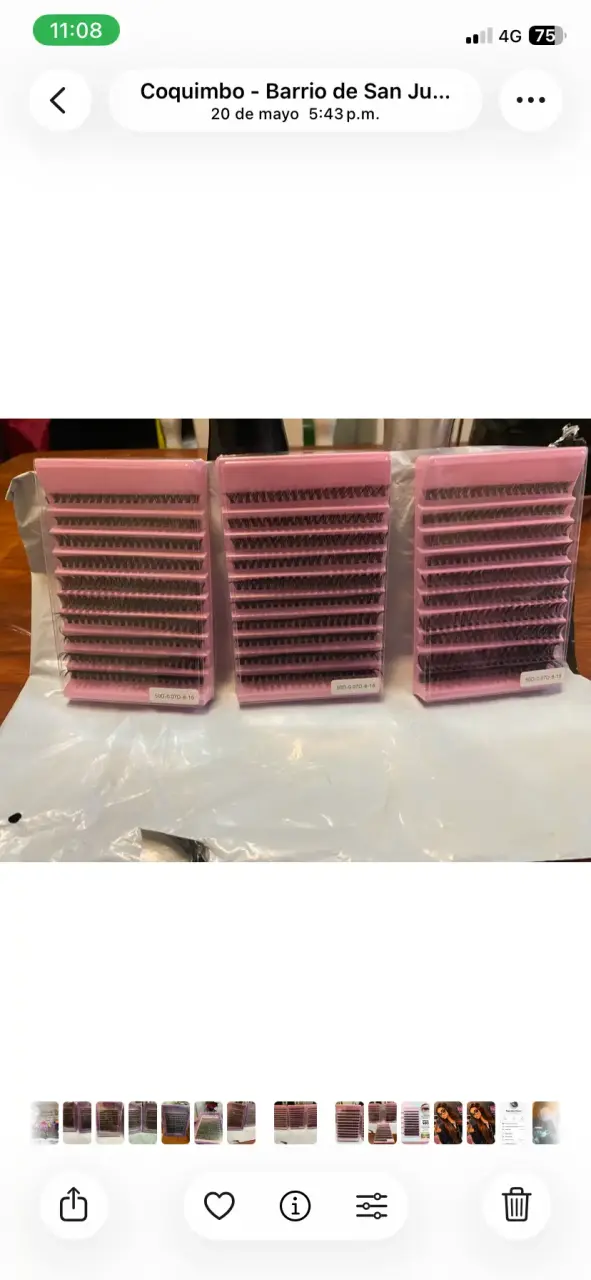 Extensiones de Pestañas Volumen 50D 0.07D - 1