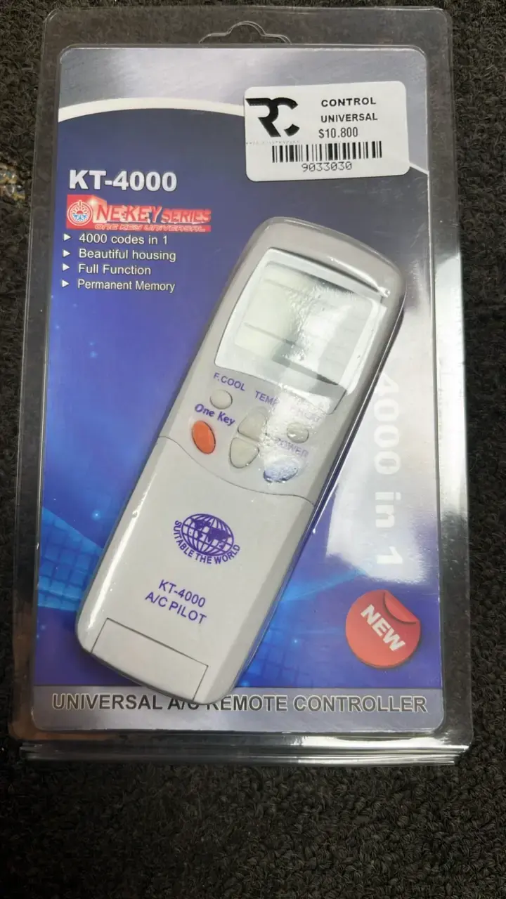 Control remoto universal KT-4000 aire acondici