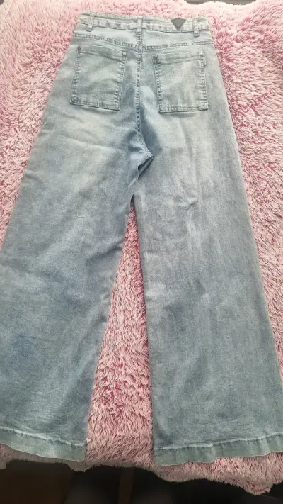 Jeans anchos elasticados talla 38 - miniatura 2