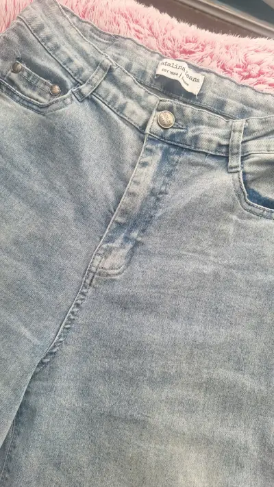 Jeans anchos elasticados talla 38 - miniatura 3