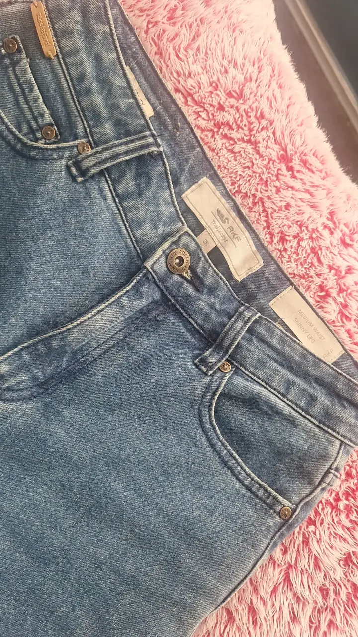 Jeans semi elásticos talla 36 para mujer - 3