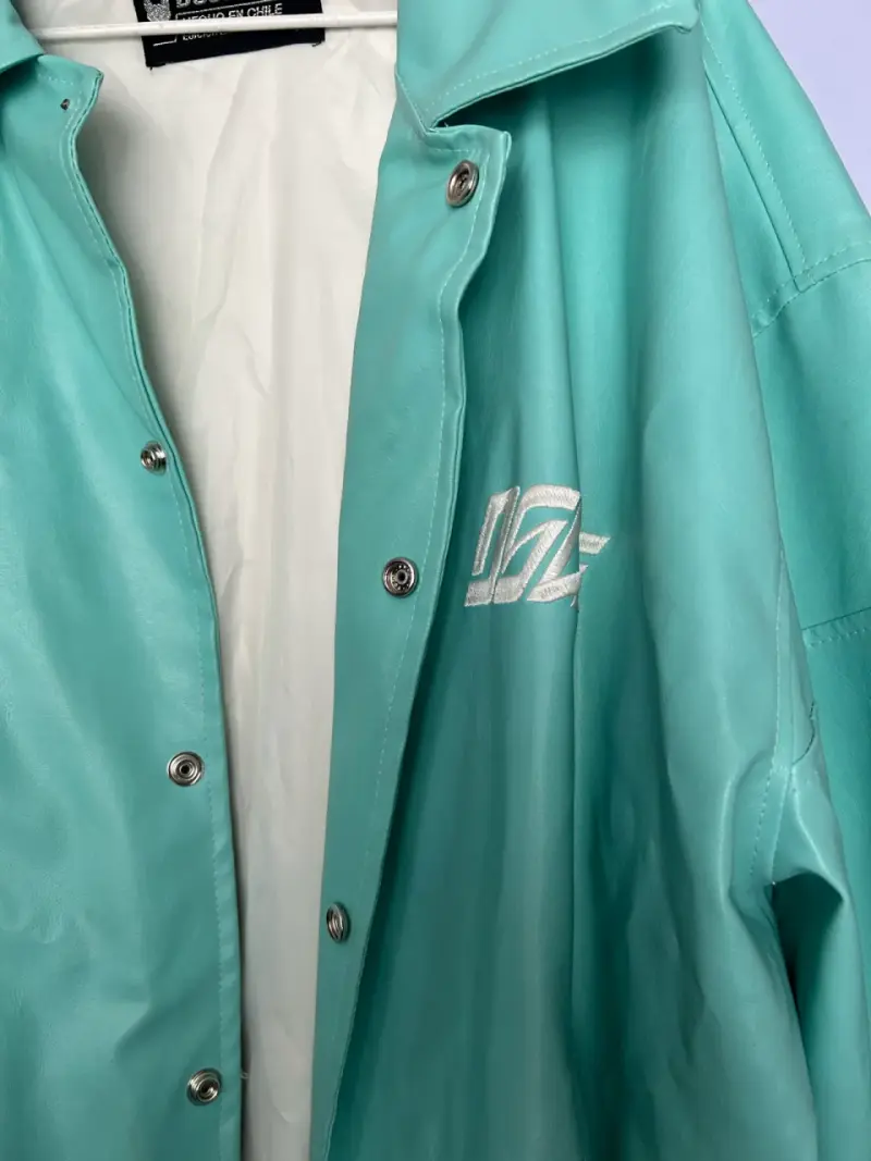 Chaqueta verde menta Dos Lobos unisex - 2