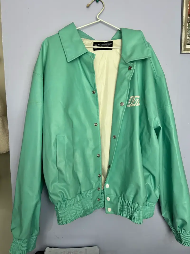 Chaqueta verde menta Dos Lobos unisex - 3