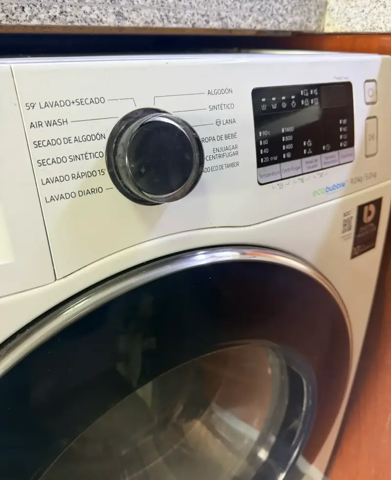 Lavadora/Secadora Samsung EcoBubble 9kg - 2