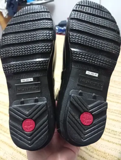 Botas de lluvia negras Hunter para mujer - miniatura 1