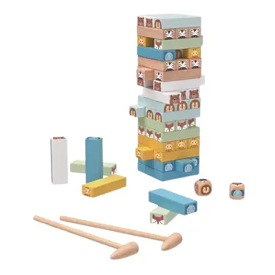 Juego 82 bloques apilables de animales para niños - miniatura 2