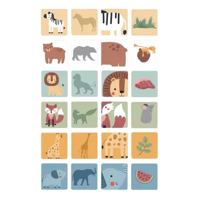Juego 82 bloques apilables de animales para niños - miniatura 4