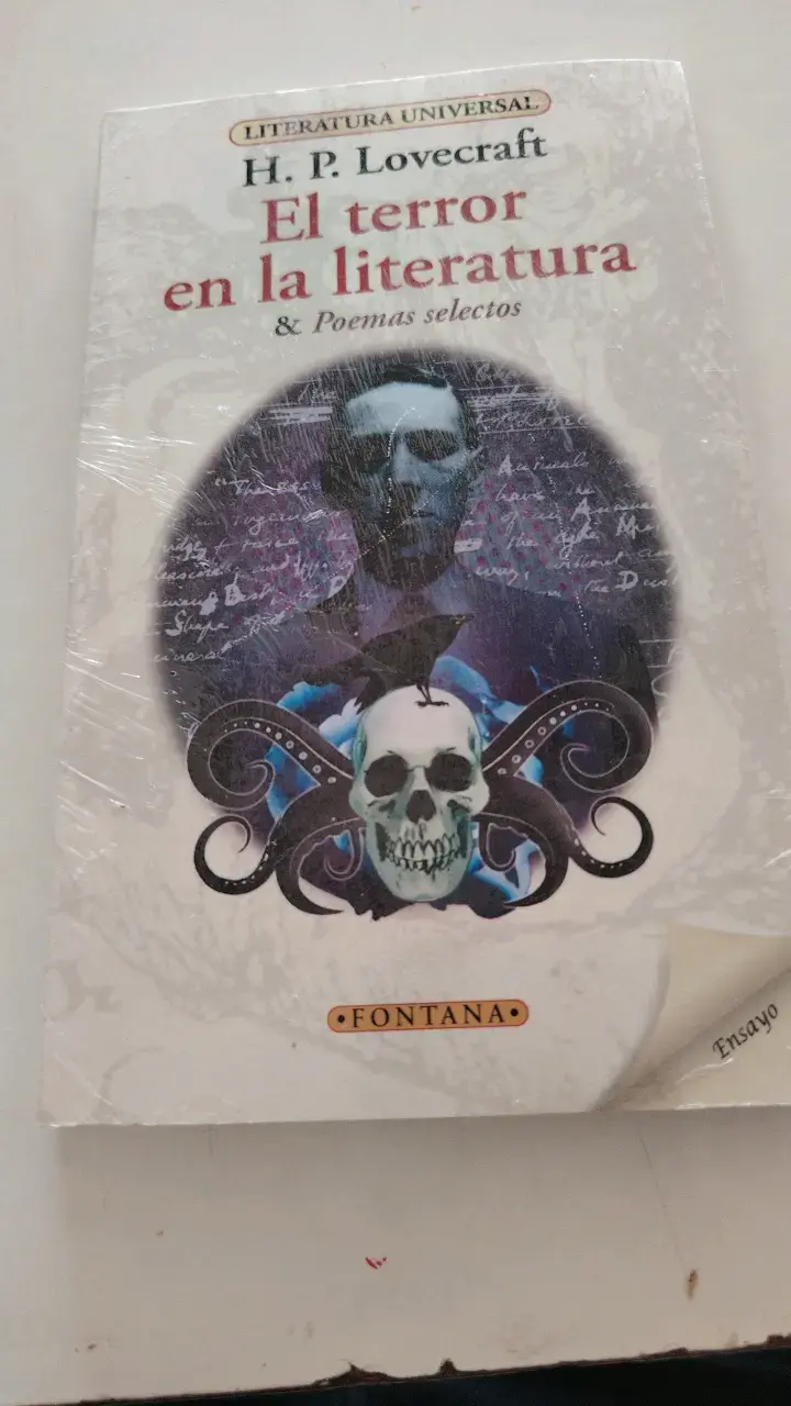 Libro 'El terror en la literatura' de H.P. Lovecraft - 1