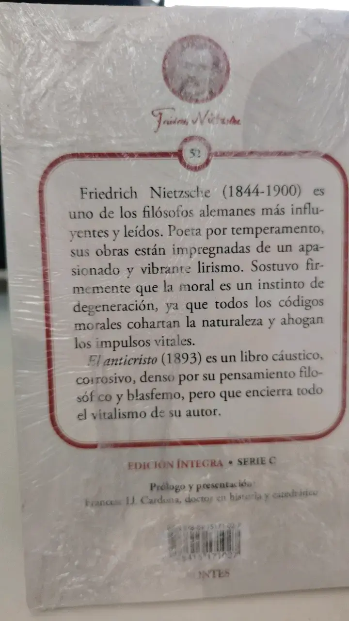 Libro El Anticristo de Friedrich Nietzsche - 2