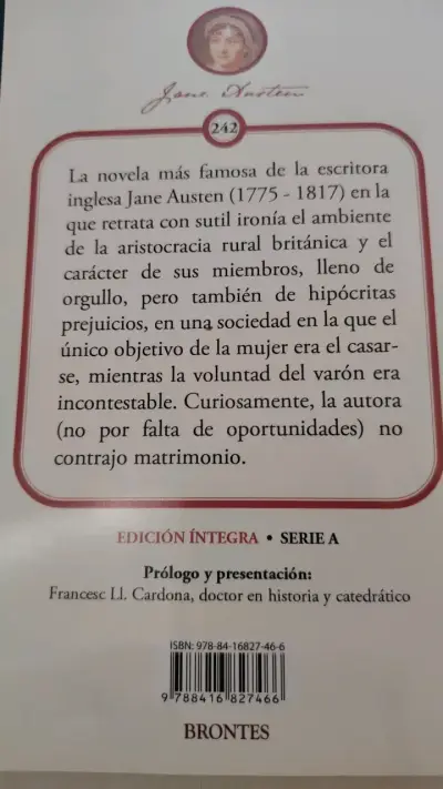 Libro Orgullo y Prejuicio de Jane Austen - miniatura 2