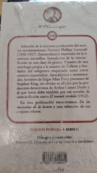Libro En Las Montañas de la Locura de H.P. Lovecraft - miniatura 2