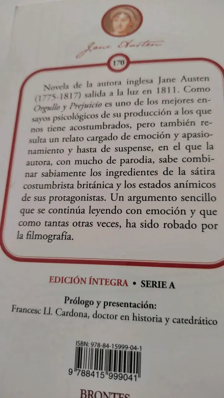 Libro Sentido y Sensibilidad de Jane Austen - 2