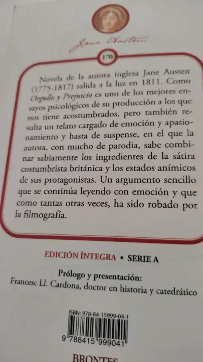 Libro Sentido y Sensibilidad de Jane Austen - miniatura 2