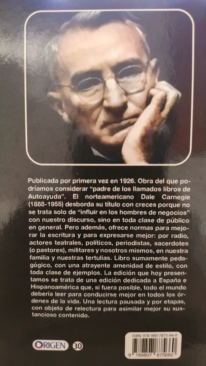 Libro Cómo Hablar Bien en Público de Dale Carnegie - 2