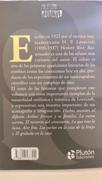 Libro Herbert West: Reanimador de H.P. Lovecraft - miniatura 2