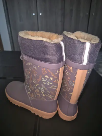 Botas de lluvia para niños con forro cálido - miniatura 3
